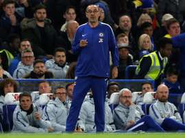 Sarri denied having an issue woith the Everon manager during the game. AFP