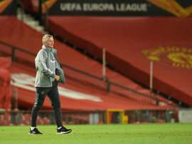 Ole Gunnar Solskjaer says he would love to win a trophy as a manager. AFP