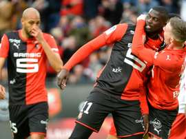 Rennes won 2-1. AFP