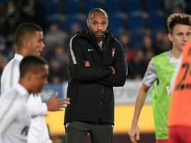 Henry was not able to gt Monaco back to winning ways in his first game in charge. AFP