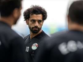 Salah could start again for Egypt, having missed the opening game. AFP