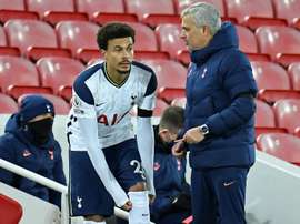 Mourinho says injury behind Alli's absence. AFP