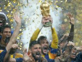 France won the World Cup a year ago today. AFP