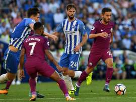 City e Brighton encontram-se hoje para a jornada 31 da Premier League. EFE