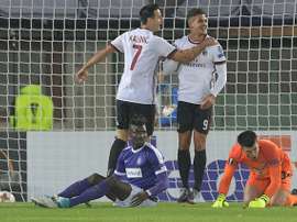 El Milan hizo pedazos al Austria de Viena. AFP
