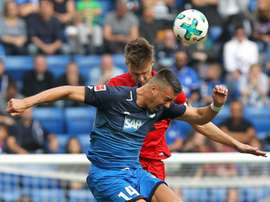 Hoffenheim drew 1-1 at home to Hertha Berlin on Sunday. AFP