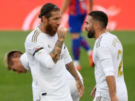 Ramos and Carvajal missed Real Madrid training. AFP