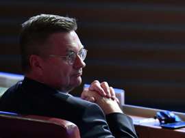 Grindel's tenure was full of controversy. AFP