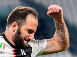 Gonzalo Higuain is now an Inter Miami player. AFP