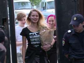 The protesters have caused a lot of controversy in Russia. AFP