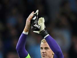 Joe Hart will return to Manchester City for the first time since joining Burnley. AFP