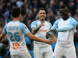 Balotelli and Thauvin were both on target in Marseille's 2-0 win. AFP