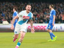 Capitão do Napoli é alvo de mercado do Bayern. AFP