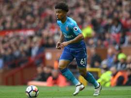 El Hoffenheim pretende comprar a Reiss Nelson. AFP