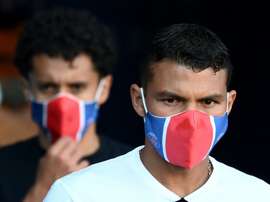 Thiago Silva would like to win the Champions League before leaving PSG. AFP