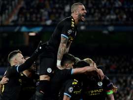 Man City will face Real Madrid at the Etihad. AFP