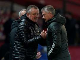 Sheffield Utd boss Wilder coy on survival hopes after shocking Man Utd. AFP