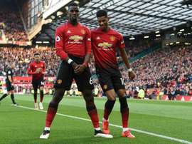 Solskjaer poderá contar com Pogba e Rashford para o Premier. AFP
