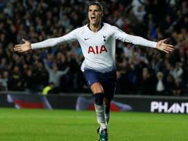 Erik Lamela, attaquant de Tottenham. AFP