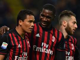 L'AC Milan piétine en championnat. AFP