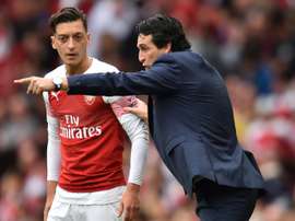 Ozil scored the winner. AFP