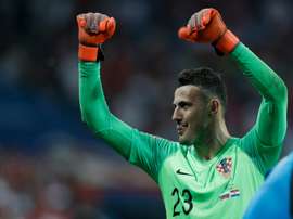 Subasic está a un penalti de entrar en la historia. AFP