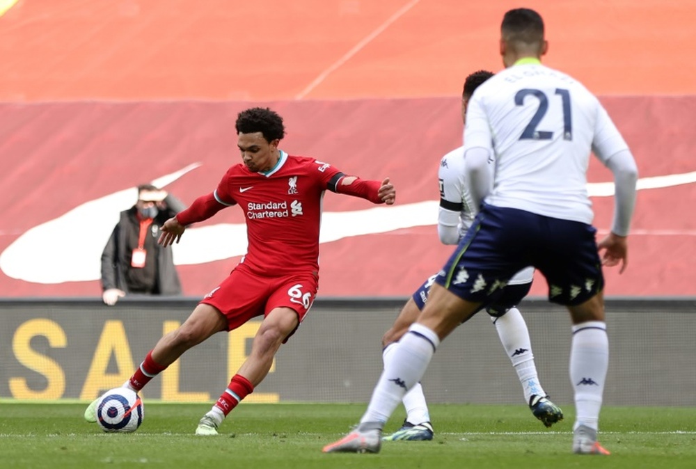 Trent Alexander-Arnold está en un estado de forma envidiable. AFP/Archivo