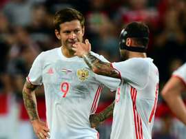 Smolov will lead his country at the World Cup this summer. AFP