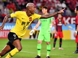 Talisca scored crucial away goal that took Guangzhou Evergrande into the semi-finals. AFP