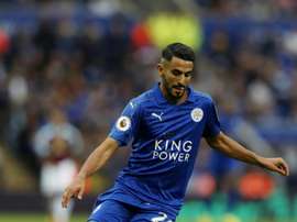 Riyad Mahrez scored the decisive goal as Leicester City beat Hull City. AFP