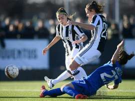 Juventus beat Fiorentina in the Italian women's Super Cup. AFP