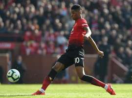 Le FC Barcelone pourrait payer 115 millions d'euros pour Rashford. AFP