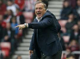 A Seleção de Dick Advocaat venceu a Escócia pela margem mínima. AFP