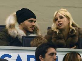 Wanda continuará trabalhando com Icardi. AFP
