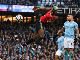 Les compos probables du match de Premier League entre Man United et Man City. AFP