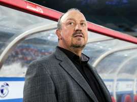 Benitez wasn't happy after the match. AFP