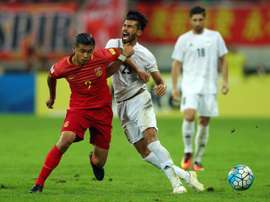 Zhang Yuning proved a real handful for Irans defence as China held Asias top-ranked side 0-0. AFP