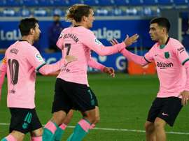 Barcelona drew 1-1. AFP