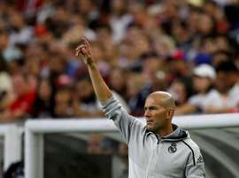 Les premiers choix de Zidane. AFP