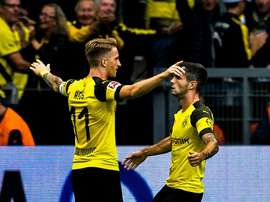 Reus gave Dortmund two of their goals in their 4-1 win over RB Leipzig. AFP