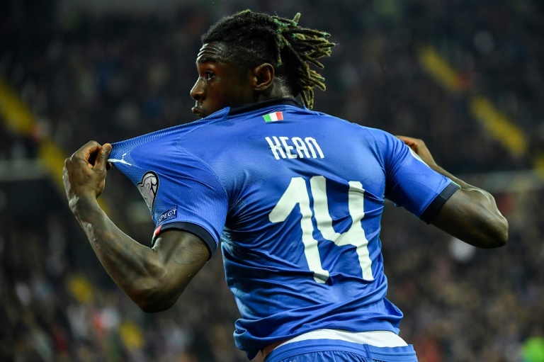 Juventus striker Moise Kean dismisses father's 'tractor' claims