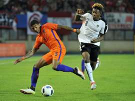 Patrick van Aanholt is happy at Crystal Palace. AFP