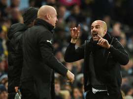Guardiola a félicité Bristol. AFP