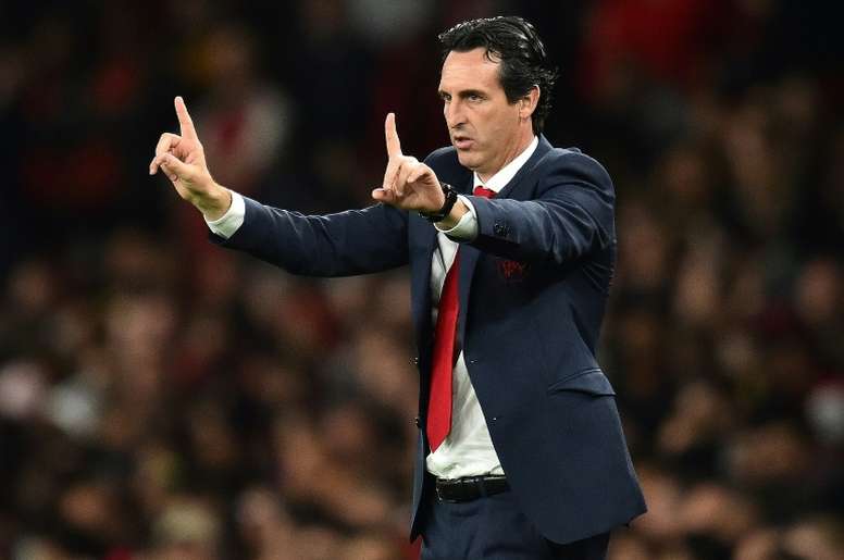 Emery's Arsenal have won their last eight matches in all competitions. AFP