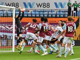 Sheffield United were denied a goal after a GLT and VAR error. AFP