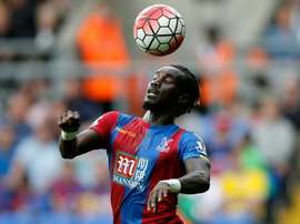 Crystal Palace's Pape Souare controls the ball during a match against Arsenal. AFP