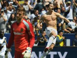 Ibrahimovic scored twice after coming off the bench. AFP