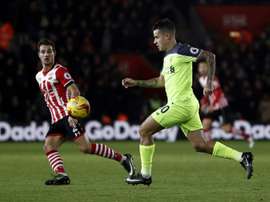 Chelsea pense à Cédric Soares pour renforcer son côté droit. AFP