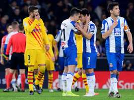 O chinês não quer sair do Espanyol. AFP