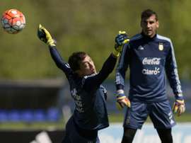 Le joueur qui dispose d'une clause pour rejoindre Messi en Argentine. AFP